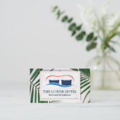 Carte De Visite Feuilles Palm | Coussins et couvertures (Debout devant)