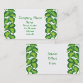 Carte de visite feuillu (Devant / Derrière)