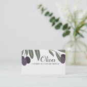 carte de visite feuillu de chef de cuisine de (Debout devant)