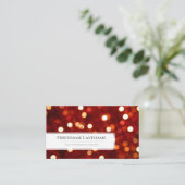 Carte De Visite Feux à allumer Bokee professionnel Event Managers (Debout devant)