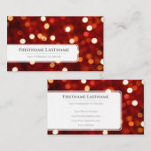 Carte De Visite Feux à allumer Bokee professionnel Event Managers (Devant / Derrière)