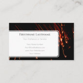 Carte De Visite Feux à allumer Bokee professionnel Event Managers (Dos)