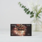 Carte De Visite Feux d'artifice (Debout devant)