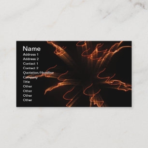 Carte De Visite Feux d'artifice 3