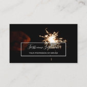 Carte De Visite feux d'artifice Abstrait pluie longue exposition b (Devant)