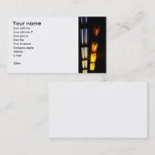 Carte De Visite Feux de mouvement dans le tunnel (Devant / Derrière)