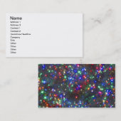 Carte De Visite Feux de Noël, Portland, Oregon (Devant / Derrière)