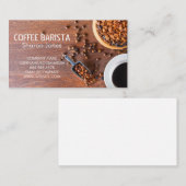 Carte De Visite Fèves de café | Café Cup (Devant / Derrière)