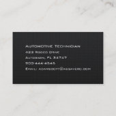 Carte De Visite Fibre hexagonale faite sur commande de carbone de (Dos)