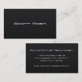 Carte De Visite Fibre hexagonale faite sur commande de carbone de (Devant / Derrière)