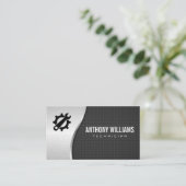 Carte De Visite Fibres et métaux de l'engrenage à clé (Debout devant)