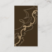 Carte De Visite Ficelles de chocolat (Dos)