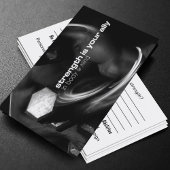 Carte De Visite Fiche d'entraînement de force