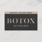 Carte De Visite Fiche d'information de luxe Botox Lip Filler (Devant)