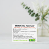 Carte De Visite Fiche d'information sur Bartonella (Debout devant)