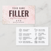 Carte De Visite Fiche d'instructions de remplissage (Devant / Derrière)