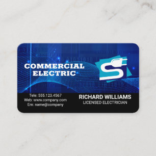 Carte De Visite Fiche électrique Énergie électrique Technologi