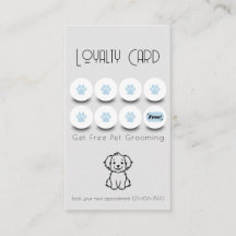 Fidélité aux pattes pour chien de toilettage