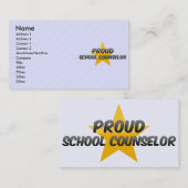 Carte De Visite Fier conseiller scolaire (Devant / Derrière)