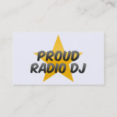 Carte De Visite Fier Radio Dj (Dos)