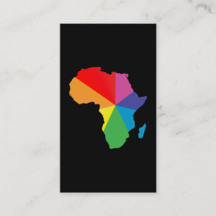 Carte De Visite fierté africaine.