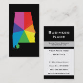 Carte De Visite fierté de l'alabama (Devant / Derrière)