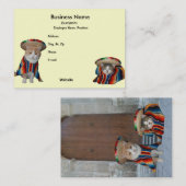 Carte De Visite Fiesta/thème mexicain/hispanique (Devant / Derrière)
