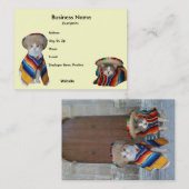 Carte De Visite Fiesta/thème mexicain/hispanique (Devant / Derrière)