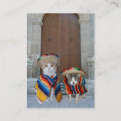 Carte De Visite Fiesta/thème mexicain/hispanique (Dos)