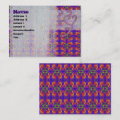 Carte De Visite Fièvre tribale (Devant / Derrière)