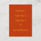 Carte De Visite figue de Barbarie (Dos)