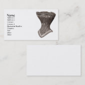 Carte De Visite figue de corset 119 (version 2) (Devant / Derrière)