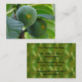 Carte De Visite Figues (Devant / Derrière)