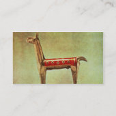 Carte De Visite Figurine argentée de lama, du Pérou, après 1438 (Dos)