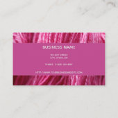 Carte De Visite Fil à main rose (Dos)