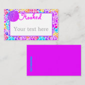 Carte De Visite Fil Artistique coloré (Devant / Derrière)