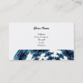 Carte De Visite Fil bleu filé (Dos)