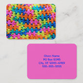 Carte De Visite Fil coloré (Devant / Derrière)