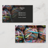 Carte De Visite Fil coloré (Devant / Derrière)