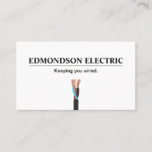 Carte De Visite Fil électrique (Devant)
