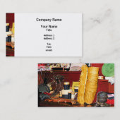 Carte De Visite Fil et laine à vendre (Devant / Derrière)