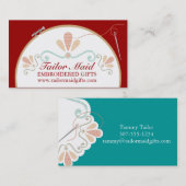 Carte De Visite Fil fait sur commande d'aiguille de cercle de (Devant / Derrière)