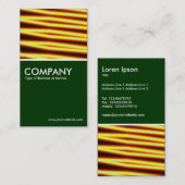 Carte De Visite Filaments - Vert foncé (Devant / Derrière)