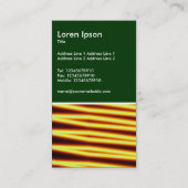 Carte De Visite Filaments - Vert foncé (Dos)