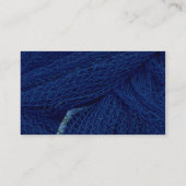 Carte De Visite Filet de pêche bleu (Dos)