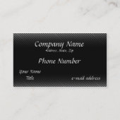 Carte De Visite Filets noirs et blancs (Devant)