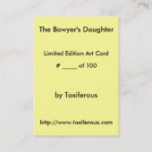 Carte De Visite fille bowyers (Dos)