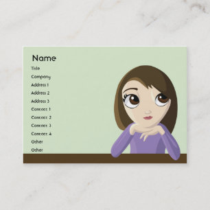 Carte De Visite Fille Chubby