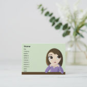 Carte De Visite Fille Chubby (Debout devant)