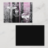 Carte De Visite Fille de Digitals (Devant / Derrière)